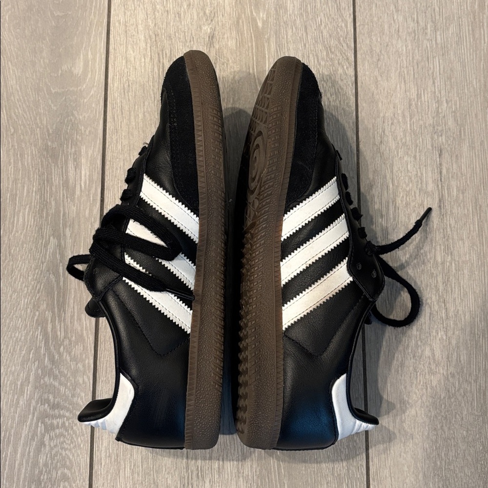 Adidas Women's OG Sambas Black/White/Gum Size 8 - Picture 3 of 7